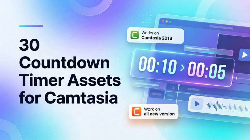 Countdown Timer Assets for Camtasia